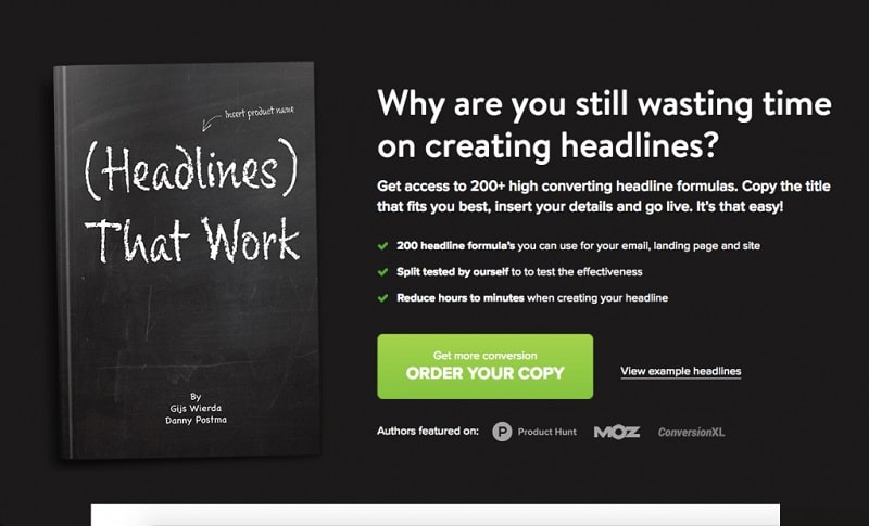 LandingFolio Subheadline