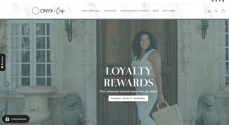 Onyx and Oak Loyalty Rewards
