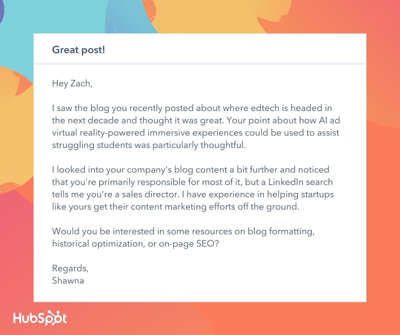 Personalized Email