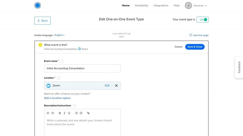 Shopify Bookable Service