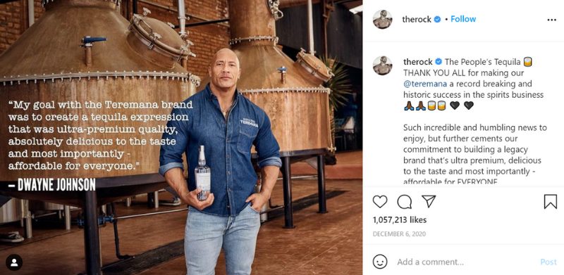The Rock Instagram