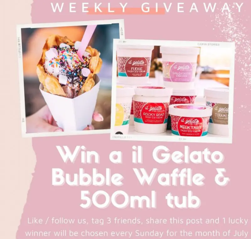 Weekly giveaway