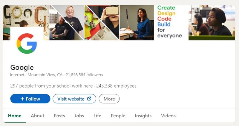 Google LinkedIn