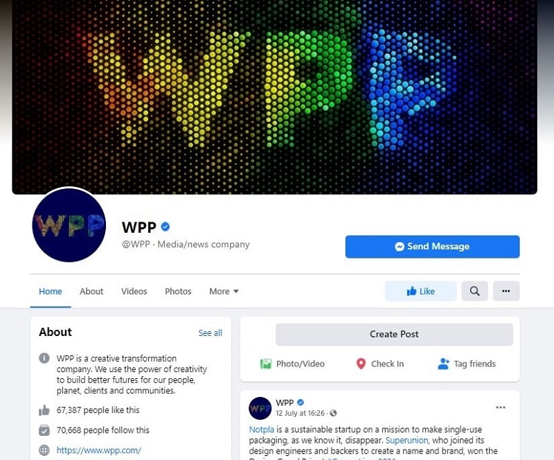 WPP Facebook
