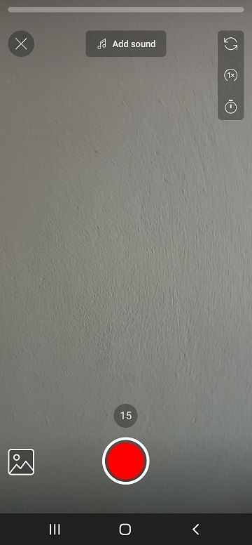 YouTube Shorts Record Screen