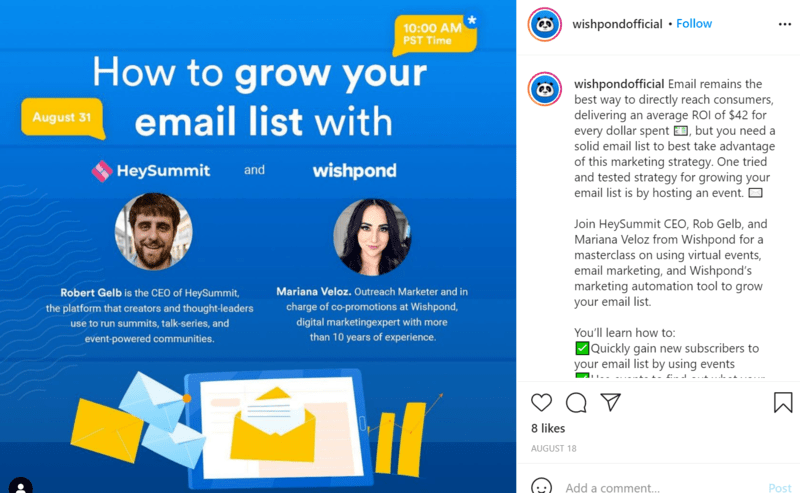 Webinar Instagram marketing