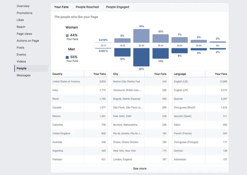 Facebook Insights