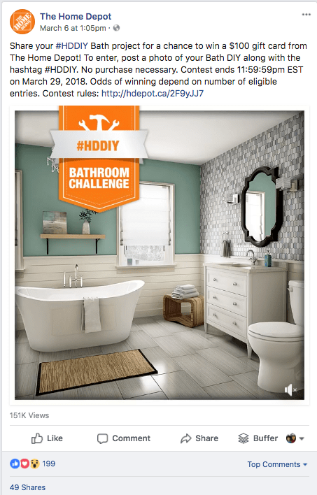 Facebook holiday post