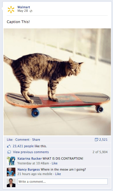 Facebook holiday posts