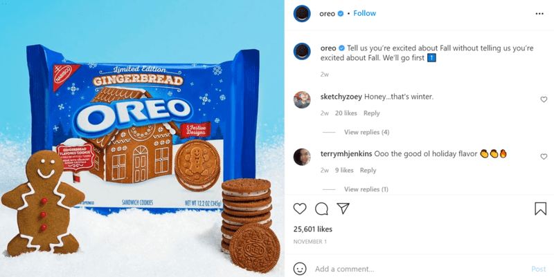 holiday Instagram posts