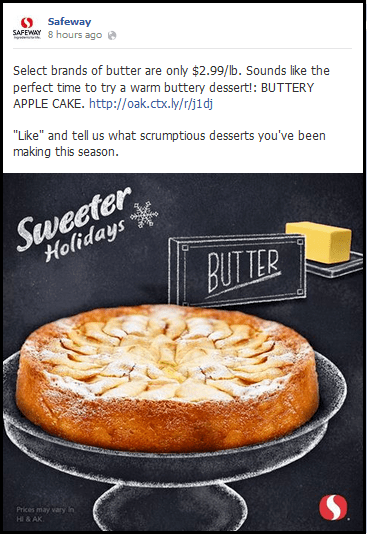 Facebook holiday posts