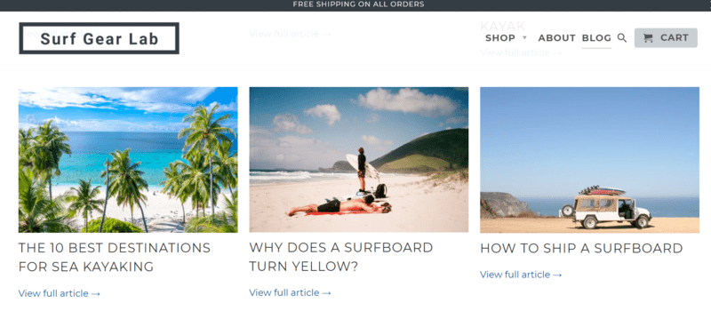 eCommerce content marketing