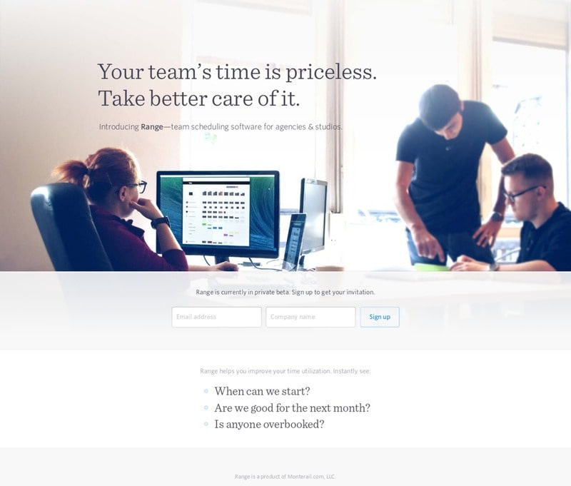 Coming Soon Landing Page Example