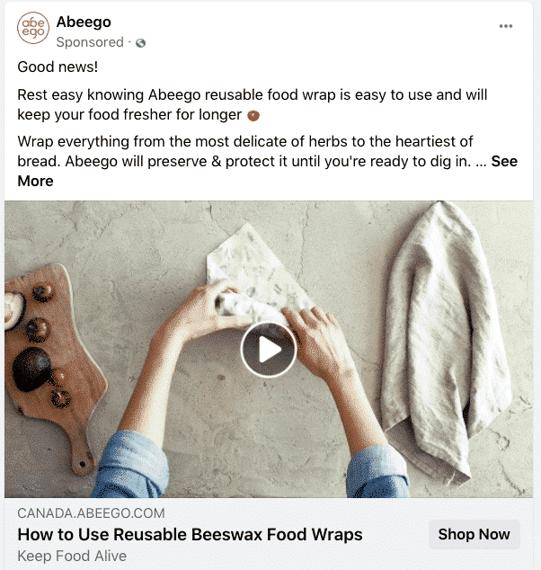Facebook ad