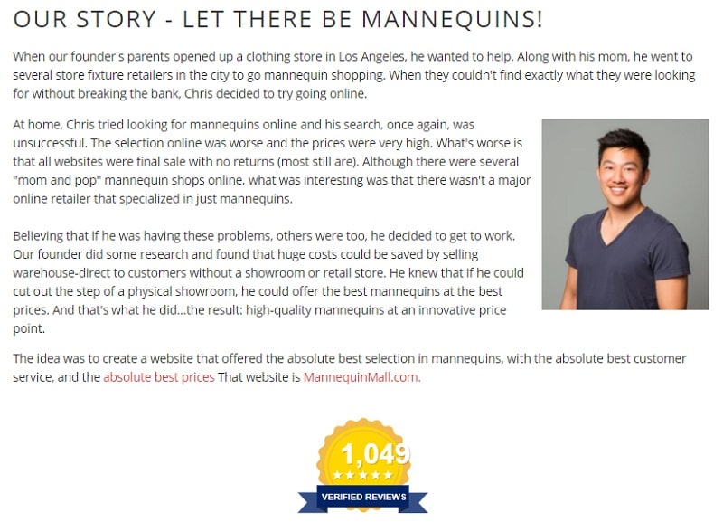 Mannequin Mall Brand Story