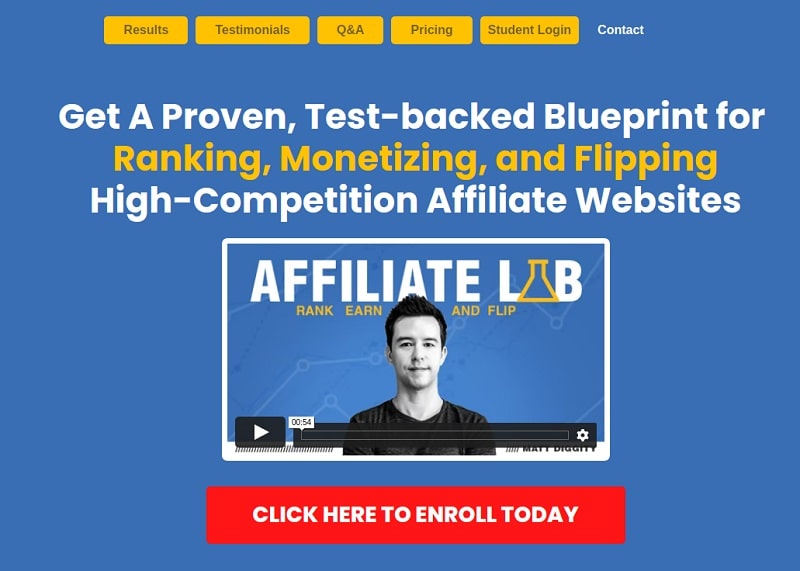 Matt Diggity’s Affiliate Lab Course