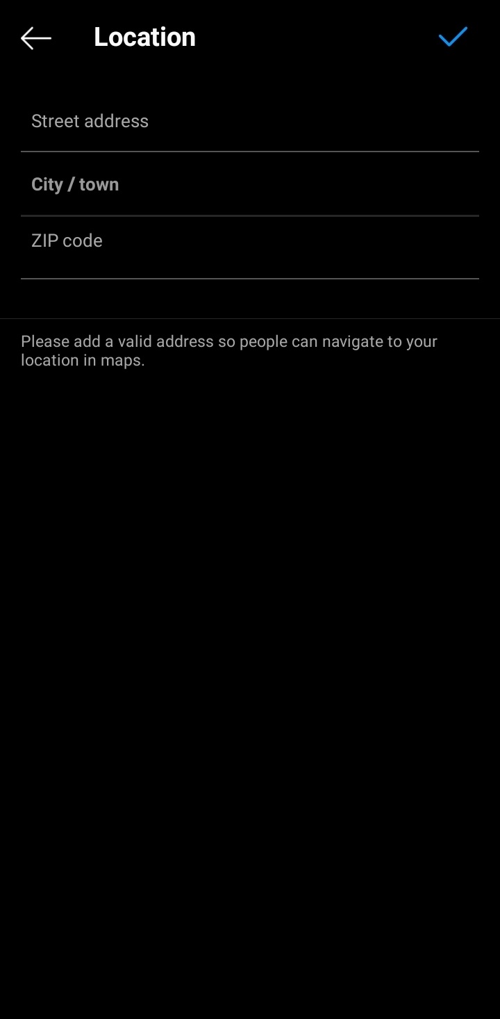 Edit Instagram location