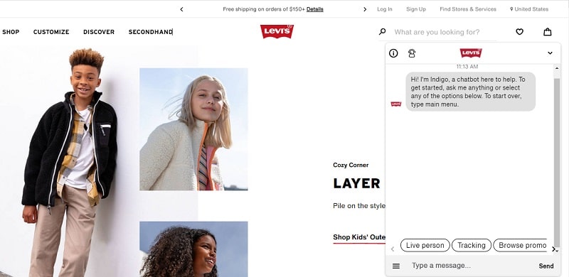 Levis Chatbot