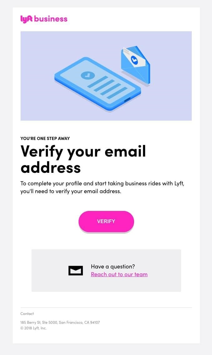 lyft email Branding Consistency
