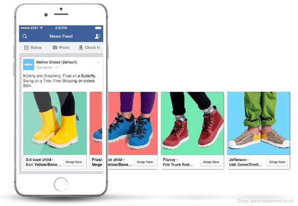 Facebook product ad