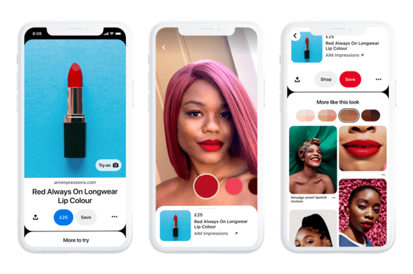 Try on product pin