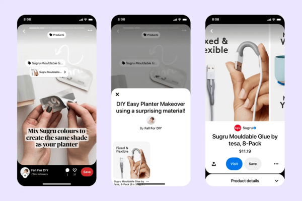 Pinterest shopping