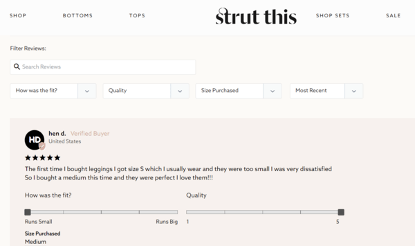 Shopify customer reviews