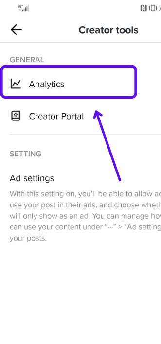 TikTok analytics