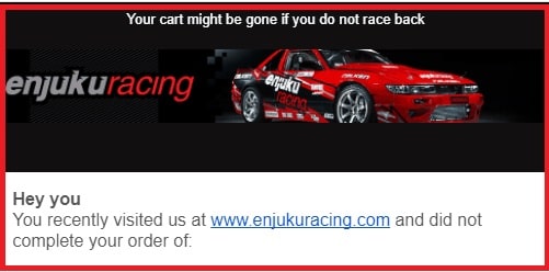 enjuku racing cart abandonment