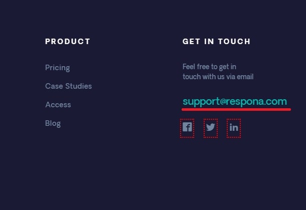 respona contact
