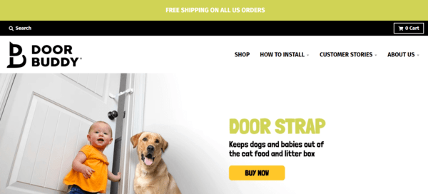 Shopify online store