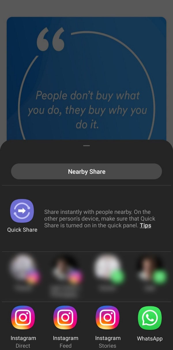 Reposta Share to Instagram