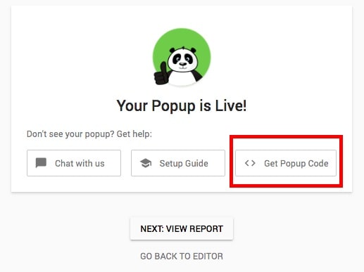 Wishpond Popup Tool Publish
