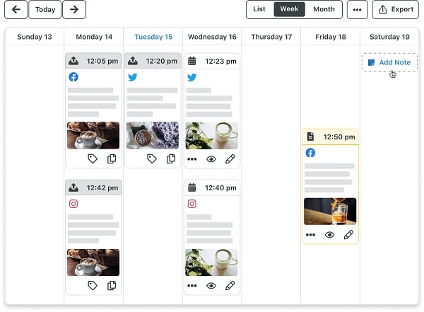 A content calendar for better planning