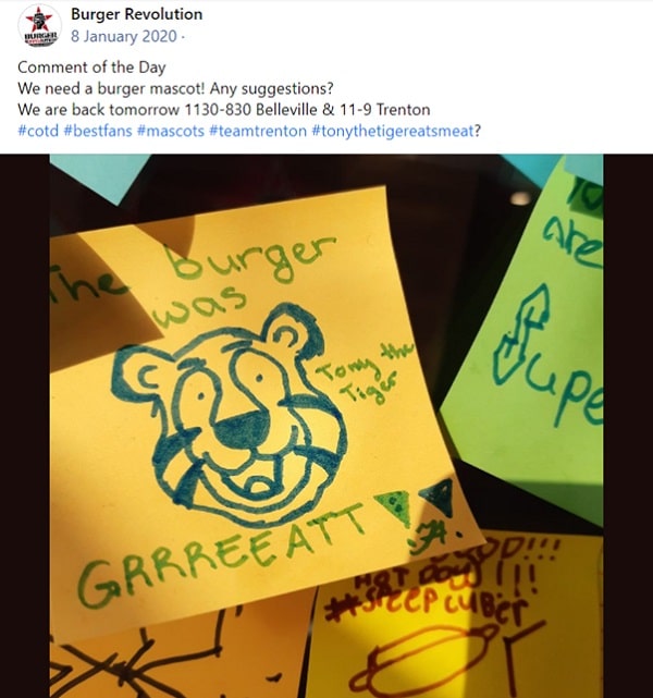 Burger Revolution User-Generated Content