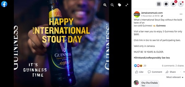 JamaicansMusic Interactive Page