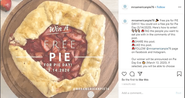 social media giveaway ideas