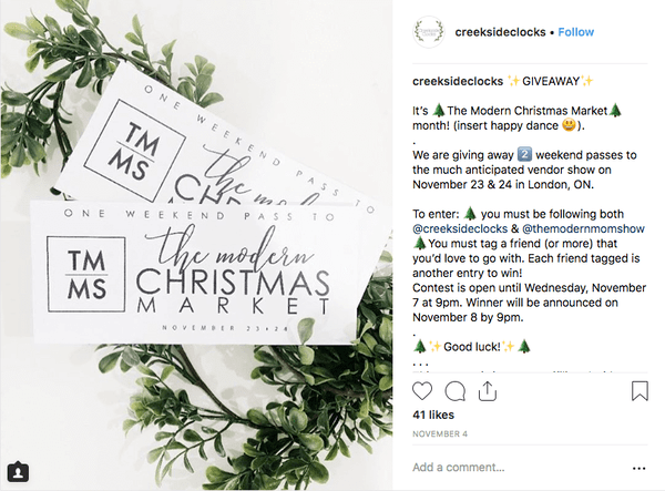 social media giveaway ideas