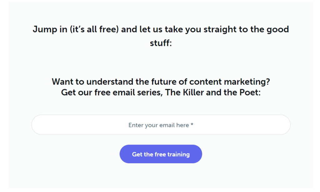 email gated content