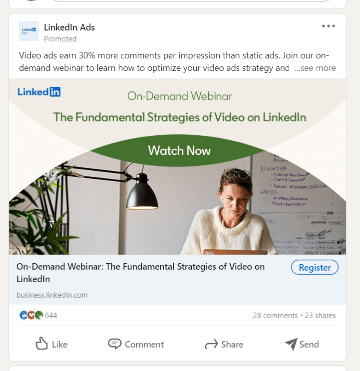 LinkedIn ads
