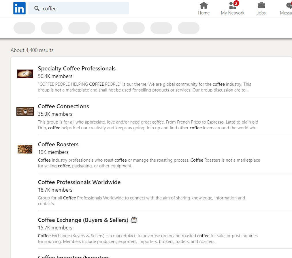LinkedIn groups