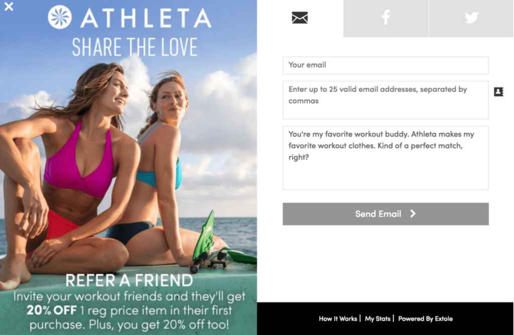 ecommerce referral campaign