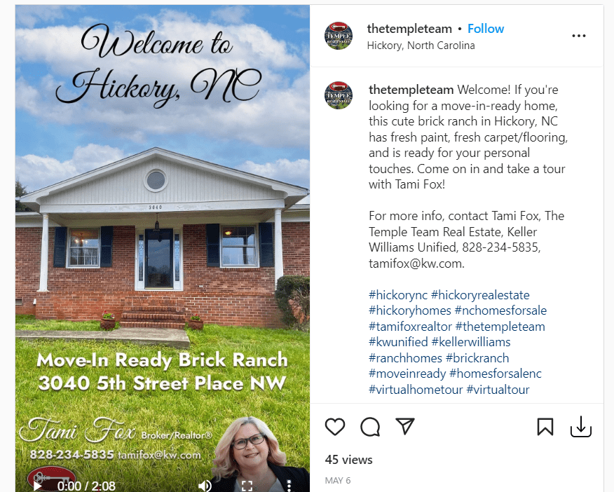 real estate social media ideas