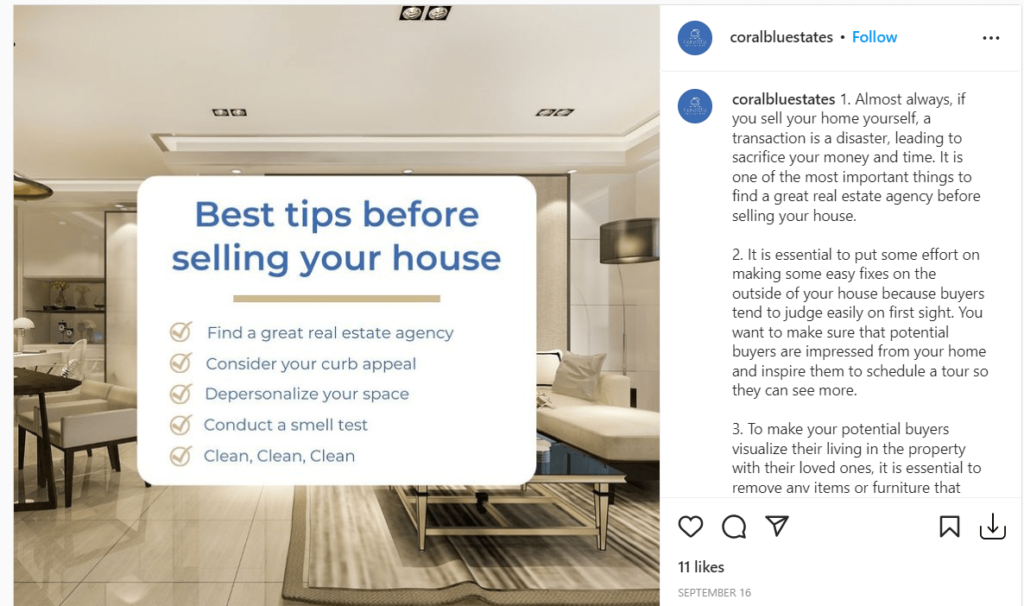 real estate social media ideas