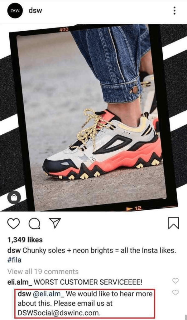 social media feedback