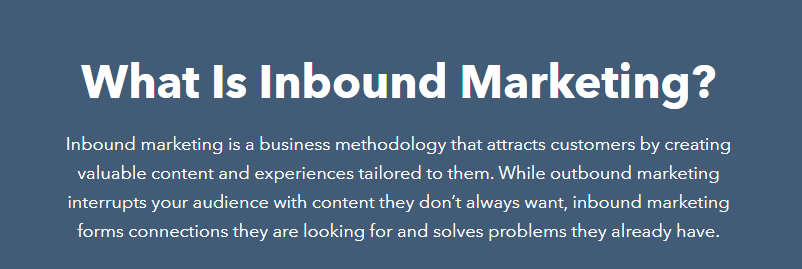 inbound marketing