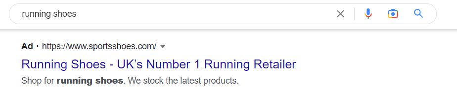 Google ad