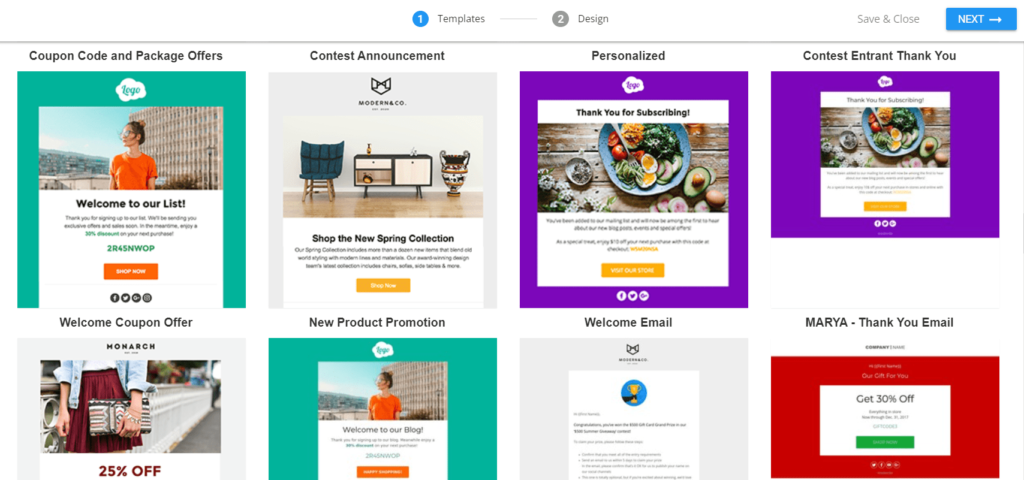email marketing templates
