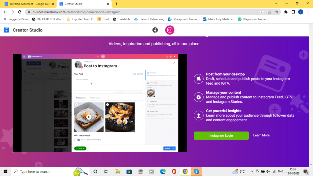 Meta Creator Studio