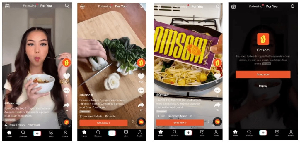 Shoppable TikTok